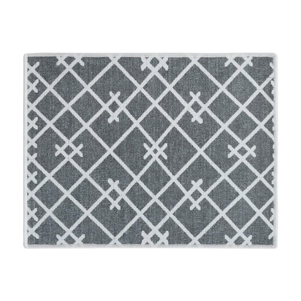 SUSSEXHOME 18 in. x 24 in. Gray Super-Absorbent Washable Cotton Large Dish  Thin Drying Mat DRY-WLT-07 - The Home Depot