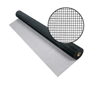 48 in. x 100 ft. Charcoal Aluminum Screen (Tube)