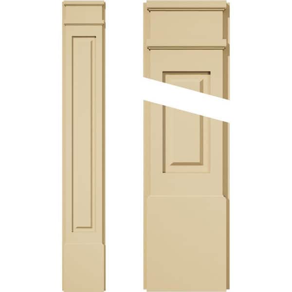Ekena Millwork 2 in. D x 9 in. W x 60 in. L Primed Polyurethane Pilaster 1- Pack