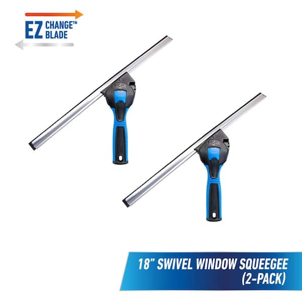 18 in. Swivel Window Squeegee (2-pack)