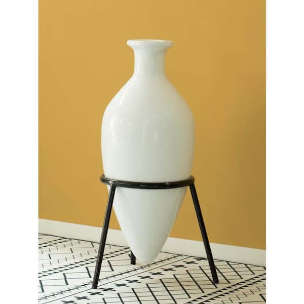 Uniquewise Antique Style Vase, Old Fashioned Amphora, Vase on