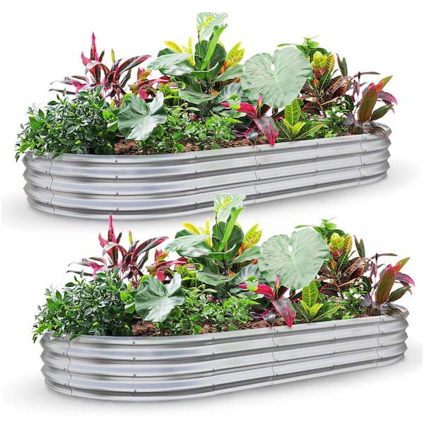 Frame It All 9-in-1 Modular Metal Raised Garden Bed Kit
