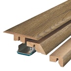 Chestnut Beluga Oak 3/4 in. Thick x 2-1/8 in. Wide x 78-3/4 in. Length Laminate 4-in-1 Molding