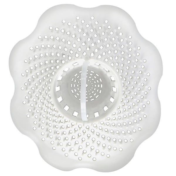 3#Shower Hair Trap Plastic Basket Kitchen Sink Drain Cover Strainer for Tub Bath 