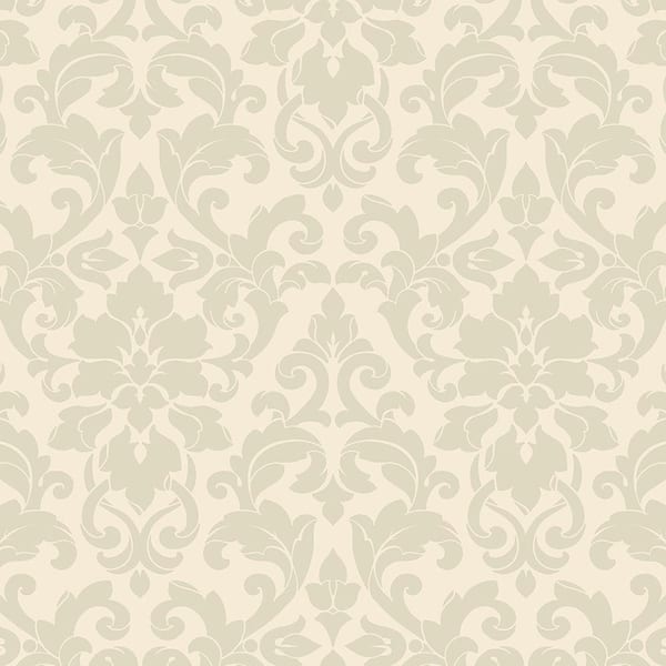 Norwall Velvet Damask Vinyl Roll Wallpaper (Covers 55 sq. ft.) DS29715 ...