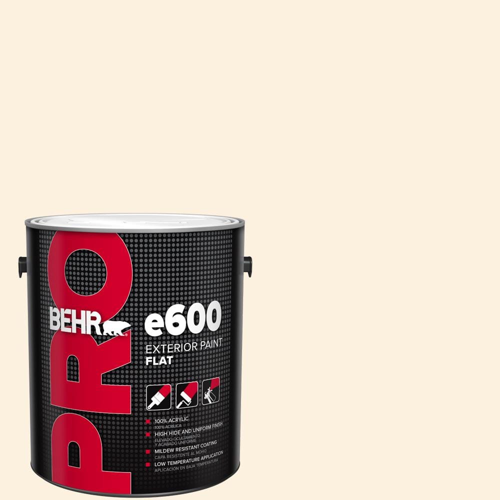BEHR PRO 1 gal. ECC442 Moon Valley Flat Exterior Paint PR61001 The