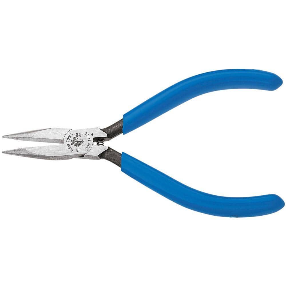 Klein Tools 4 3 4 in. Midget Curved Chain Nose Pliers D320 41 2C The Home Depot