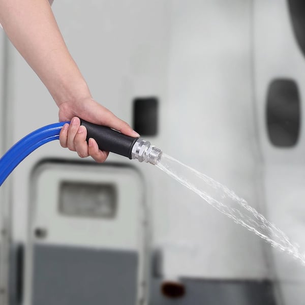 25 ft. Heated Water Hose Universal for RV, Heated Drinking Water Hose Antifreeze to-45°F, Automatic Self-regulating