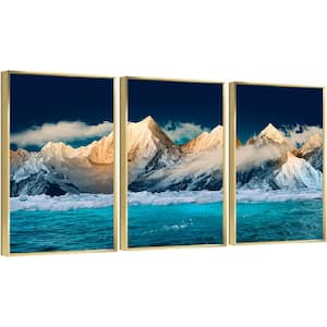 Framed Canvas Wall Art Oil Paintings Impressionism Aesthetic Art Print, 3 Panels, 24 in. x 36 in.