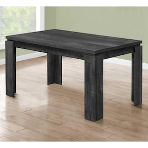 Danielle Gray Wood 35.5 in 4 Legs Dining Table (Seats 6)