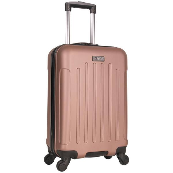 Heritage Lincoln Park Collection 20 in. Lightweight Hardside ABS 4-Wheel Upright Carry-On Luggage