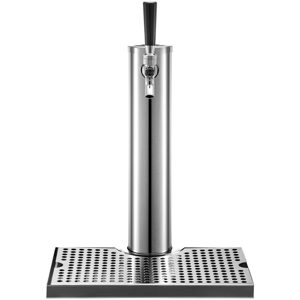 Kitcheniva Stainless Beer Tower Dispenser With Faucet Tap Pipe, 1