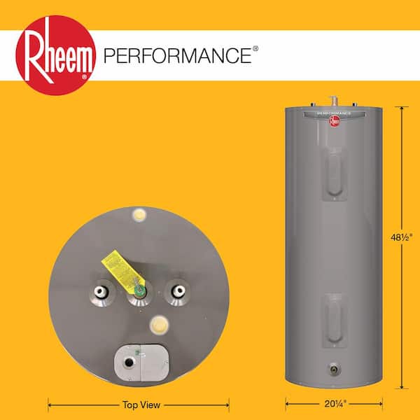Performance 40 Gal. Medium 3800-Watt Double Element Electric Water Heater with 6-Year Warranty