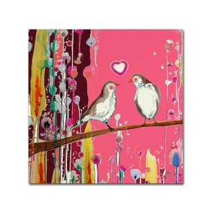 14 in. x 14 in. "Valentin 2" by Sylvie Demers Printed Canvas Wall Art