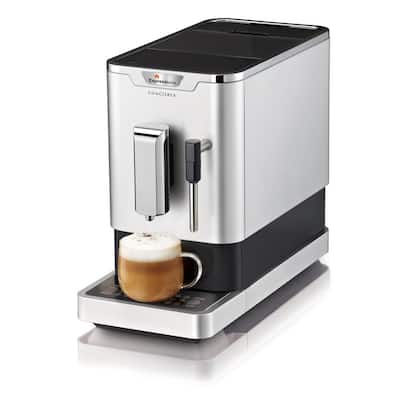 Concierge Fully Automatic Bean-To-Cup Stainless Steel Espresso Machine with Automatic Shut-Off