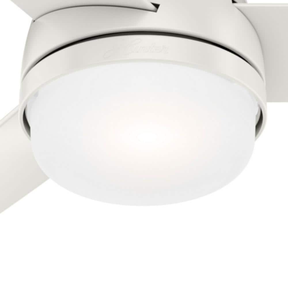 Midtown Fresh White 48" Contemporary Ceiling Fan with LED Light and Remote