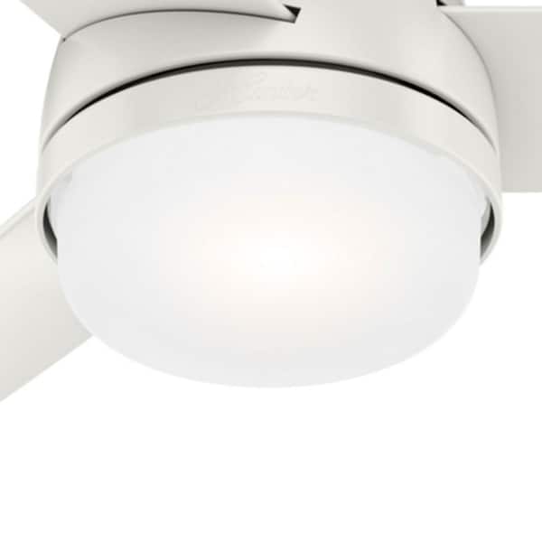 Hunter - Midtown 48 in. LED Indoor Ceiling Fan with Light and Remote Control