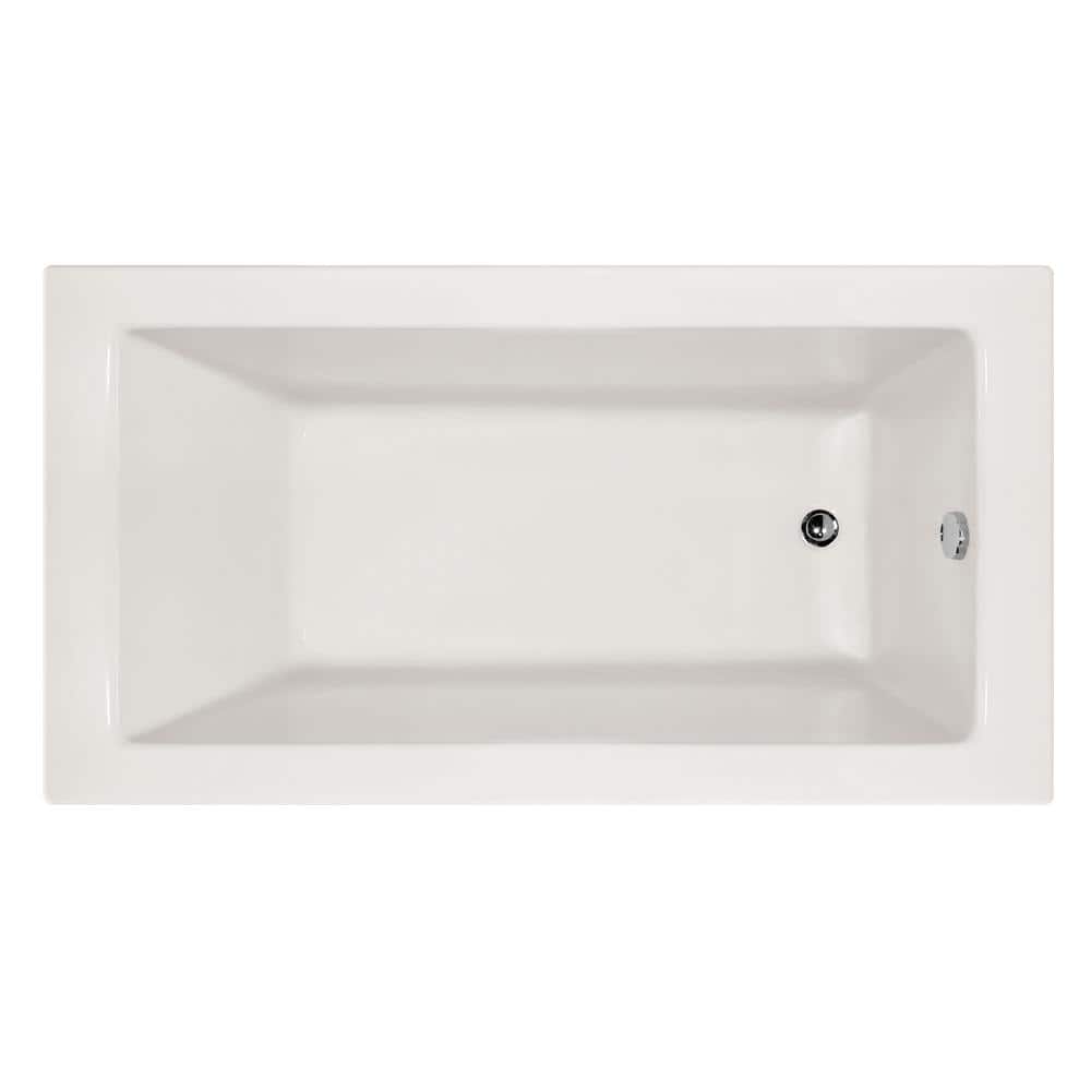 Sydney 72'' White Acrylic Rectangular Alcove Bathtub