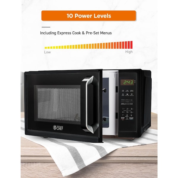 Commercial CHEF 18.9 in. W 0.9 cu. ft. 900-Watt Countertop Commercial CHEF 18.9 in. W 0.9 cu. ft. 900-Watt Countertop