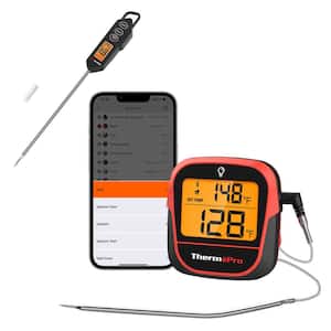 Bluetooth Meat Thermometer, Wireless BBQ Thermometer, Digital Cooking  Thermometer For Grilling Smart APP Control With 6 Stainless Steel Probes,  Support IOS & Android (Blue) on Galleon Philippines