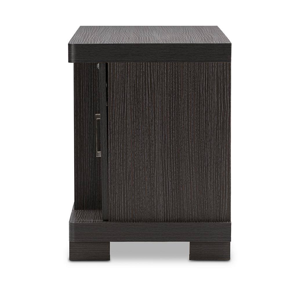 Espresso Elegance 50'' Engineered Wood TV Stand with Glass Doors