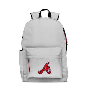 Atlanta Braves 17 in. Gray Campus Laptop Backpack