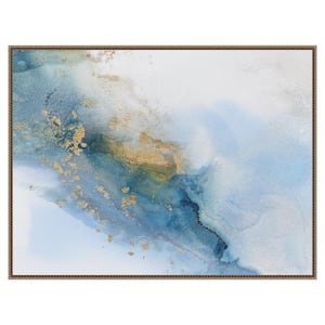 "Cloudland I" by Urban Road 1-Piece Floater Frame Giclee Abstract Canvas Art Print 32 in. x 42 in.