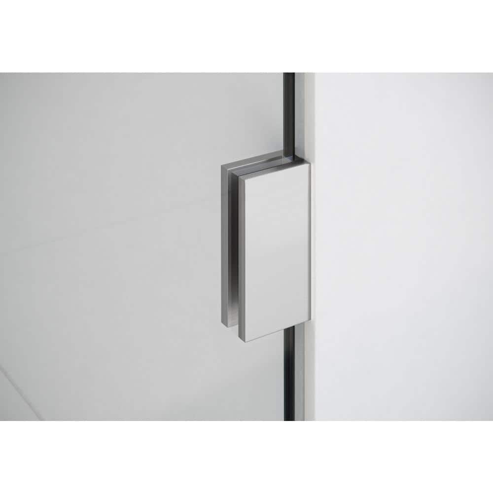 Vela 78'' Clear Tempered Glass Frameless Shower Panel