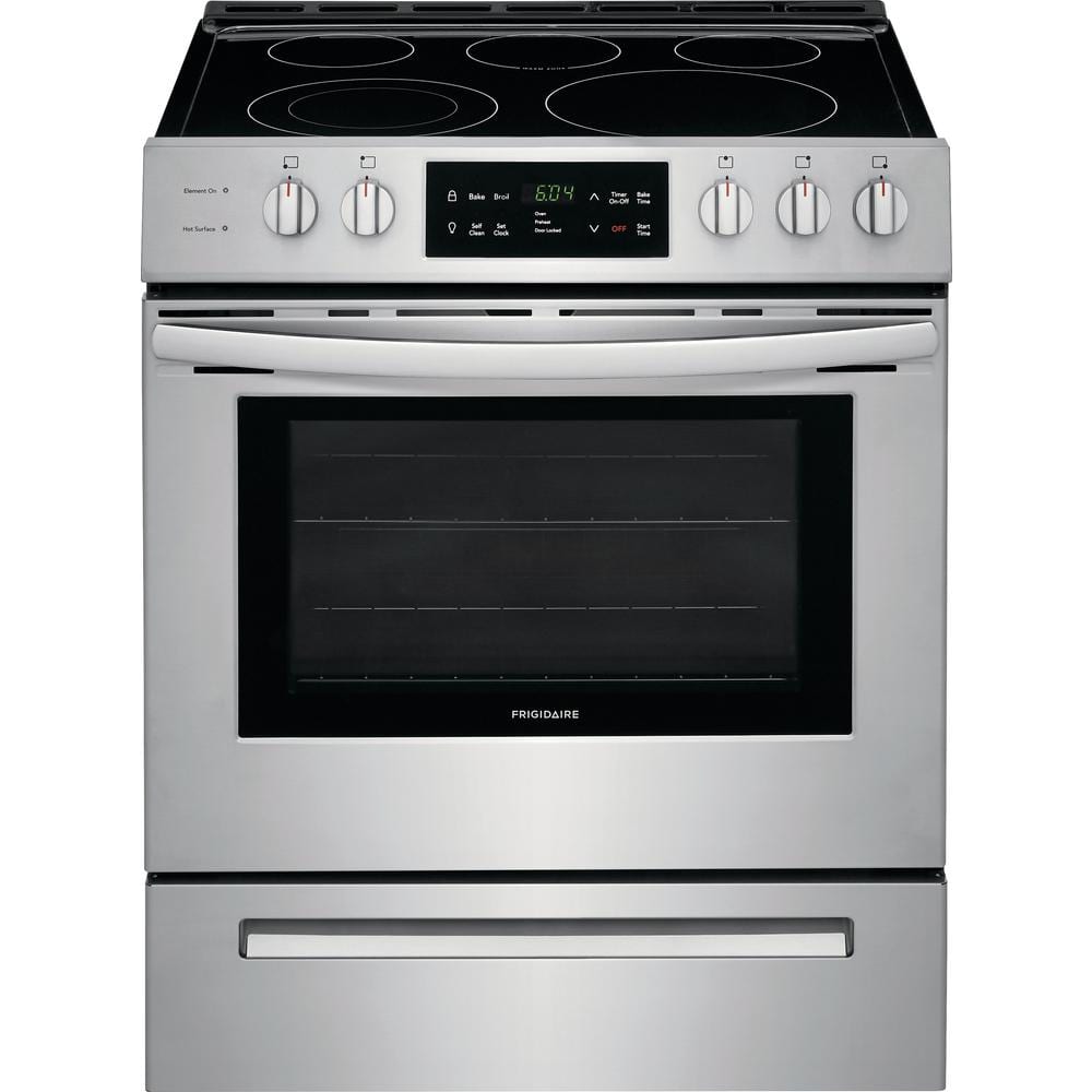 elevated electric oven and cooktop