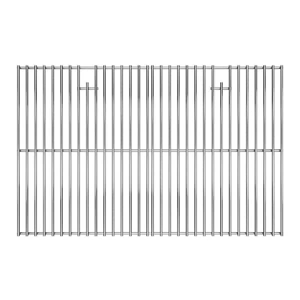 17 in Stainless Steel Cooking Grates for Nexgrill 720-0830H 720-0783E 720-0783C 720-0888 720-0888N, 17 x 13.2