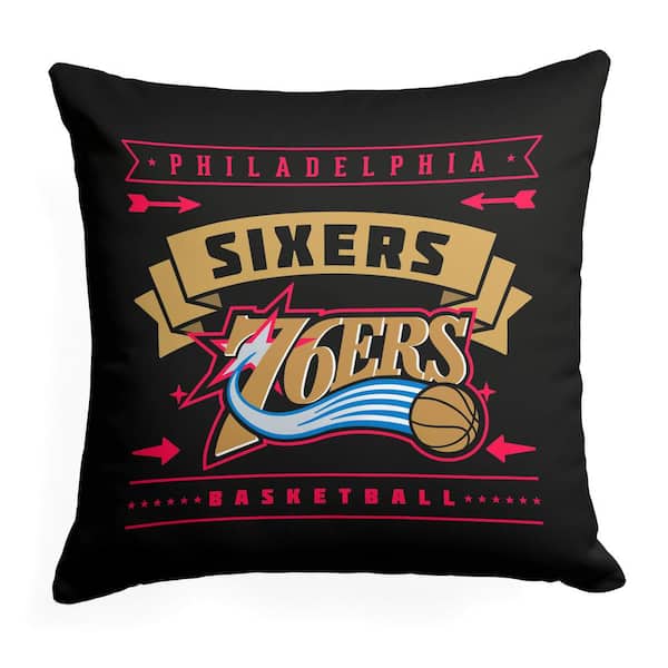 THE NORTHWEST GROUP NBA Hardwood Classic 76ERS Printed Multi-Color 18 in x 18 in Throw Pillow