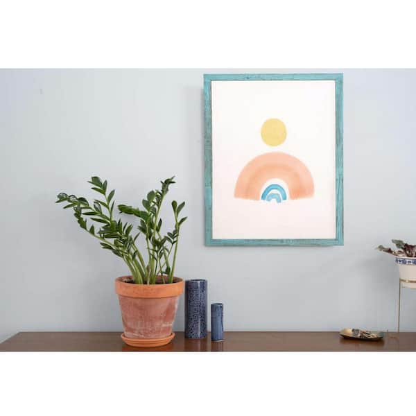 Victoria 24 in. W. x 36 in. Robin's Egg Blue Picture Frame
