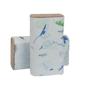 Natural Multifold Paper Towels (250 Sheets Per Pack 16 Packs Per Case)