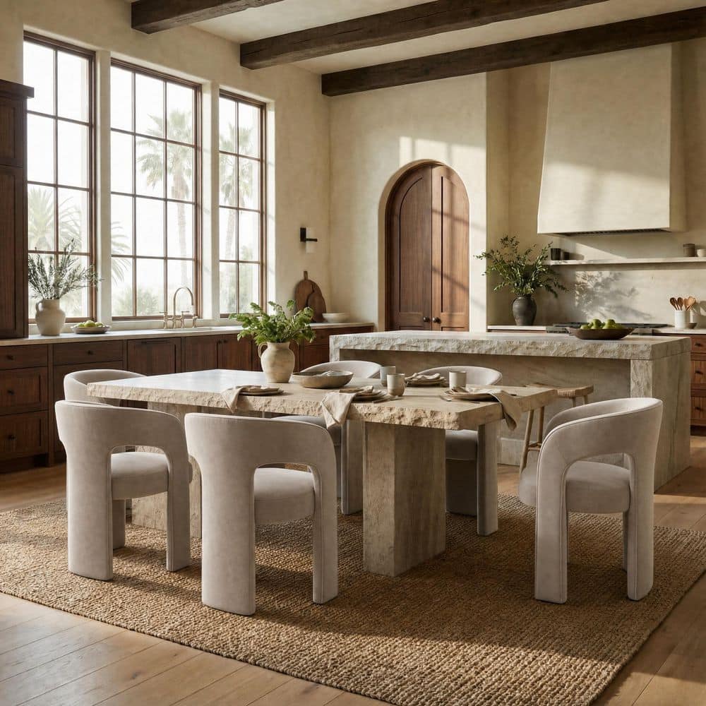 Catharia Light Brown Dining Chair