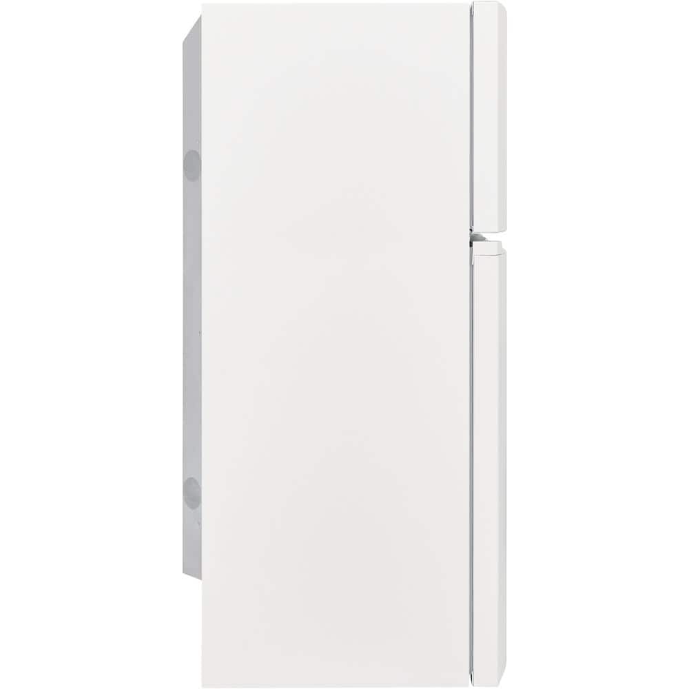 White Energy Star Top Freezer Refrigerator with Ice Maker