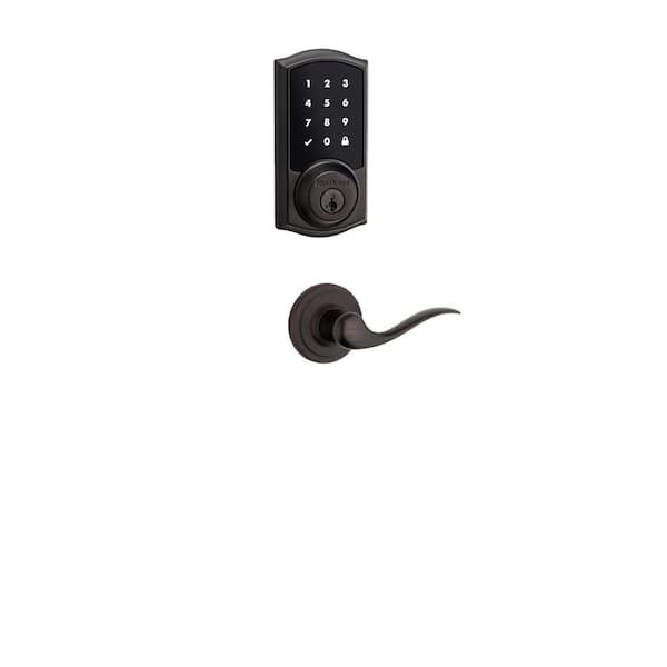 Premis Touchscreen Smart Lock Satin Nickel Single Cylinder Electronic Deadbolt Featuring SmartKey Security