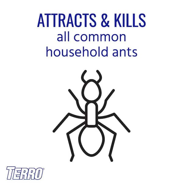 12 TERRO Liquid Ant Baits, 6 Stations Per Pack, Kills Common House Hold  Ants