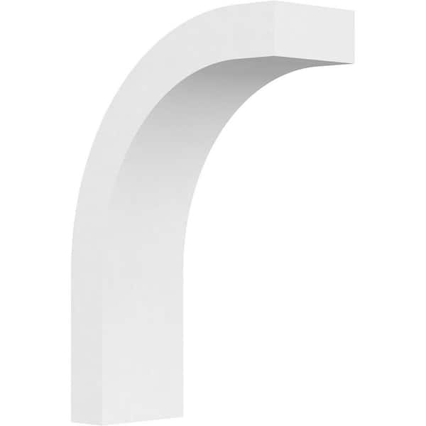 Ekena Millwork 3"W x 8"D x 12"H Standard Heritage Architectural Grade PVC Knee Brace