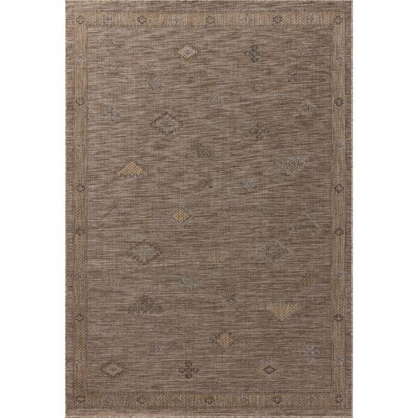 Birch Natural / Sand 3 ft. 6 in. x 5 ft. 6 in. Indoor/Outdoor Area Rug