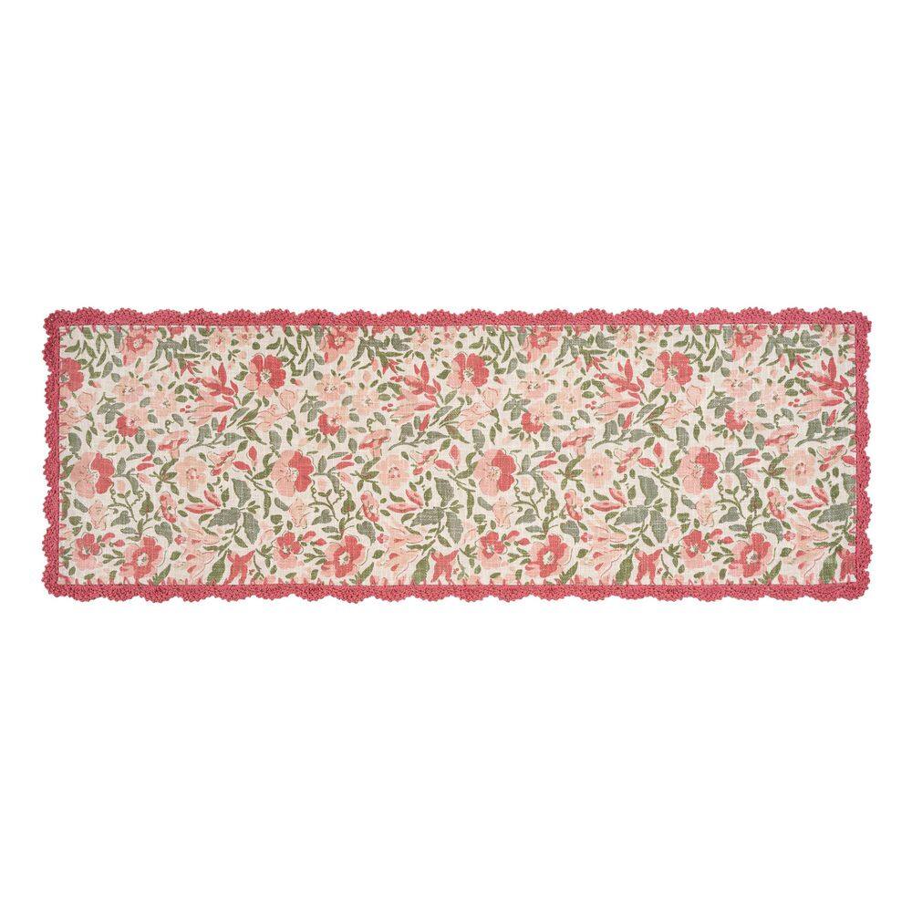 Sherston 1.7 ft. x 5 ft. Coral Pink Floral Runner Rug price history on PriceWatchPro