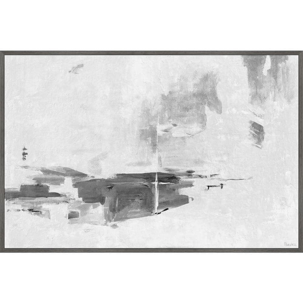The Passage by Parvez Taj Floater Framed Canvas Abstract Art Print 12 in. x