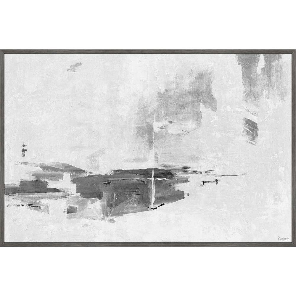 The Passage by Parvez Taj Floater Framed Canvas Abstract Art Print 30 in. x