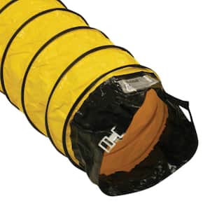 20 in. D x 25 ft. Coil Flexible Ducting Air Ventilator Yellow