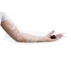 1 Size Fits Most, Disposable Food Handling Elbow Length Poly Gloves - 100 per Box (1-Box)