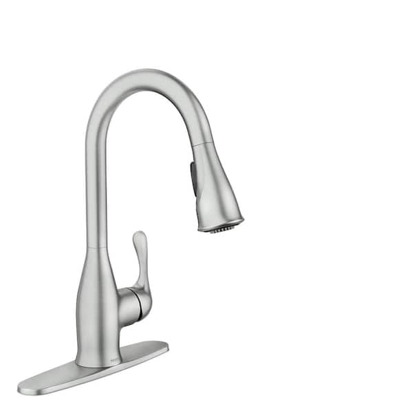 Kaden Single-Handle Pull-Down Sprayer Kitchen Faucet with Reflex and Power Clean in Spot Resist Stainless