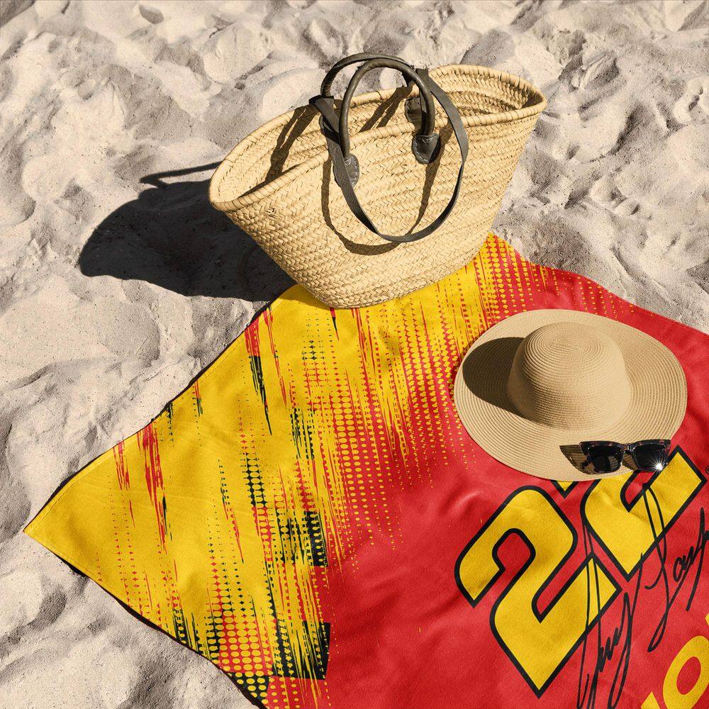 "NASCAR Joey Logano Simple Speed Graphic 30"" x 60"" Beach Towel Cotton/Polyester Blend" price history on PriceWatchPro