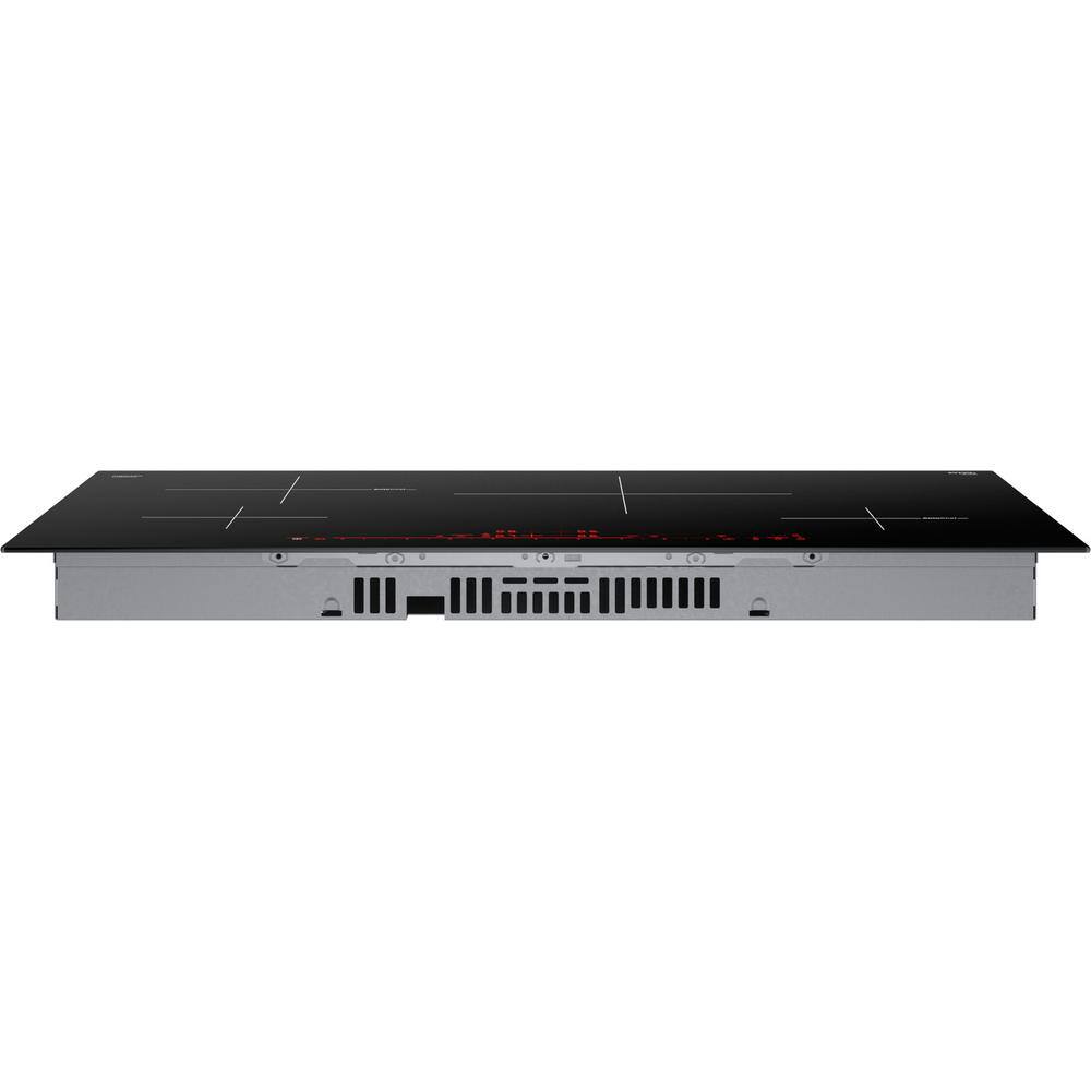 30" Black Stainless Steel 4-Burner Induction Cooktop