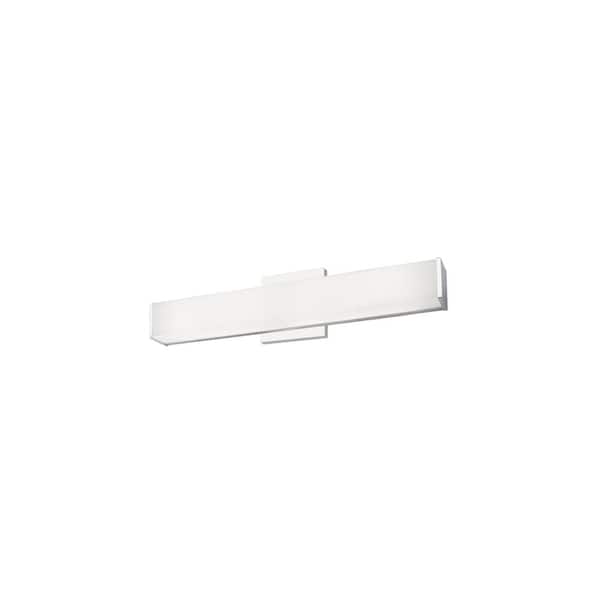 KUZCO Jane 20-in 1 Light 22-Watt Chrome Integrated LED Vanity Light