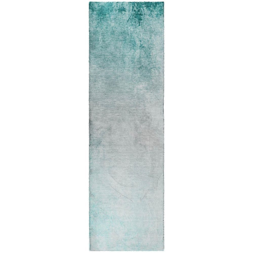 Dream Shag Premium Machine Washable Abstract ADS601 Teal 2 ft. x 7 ft. Runner Rug price history on PriceWatchPro