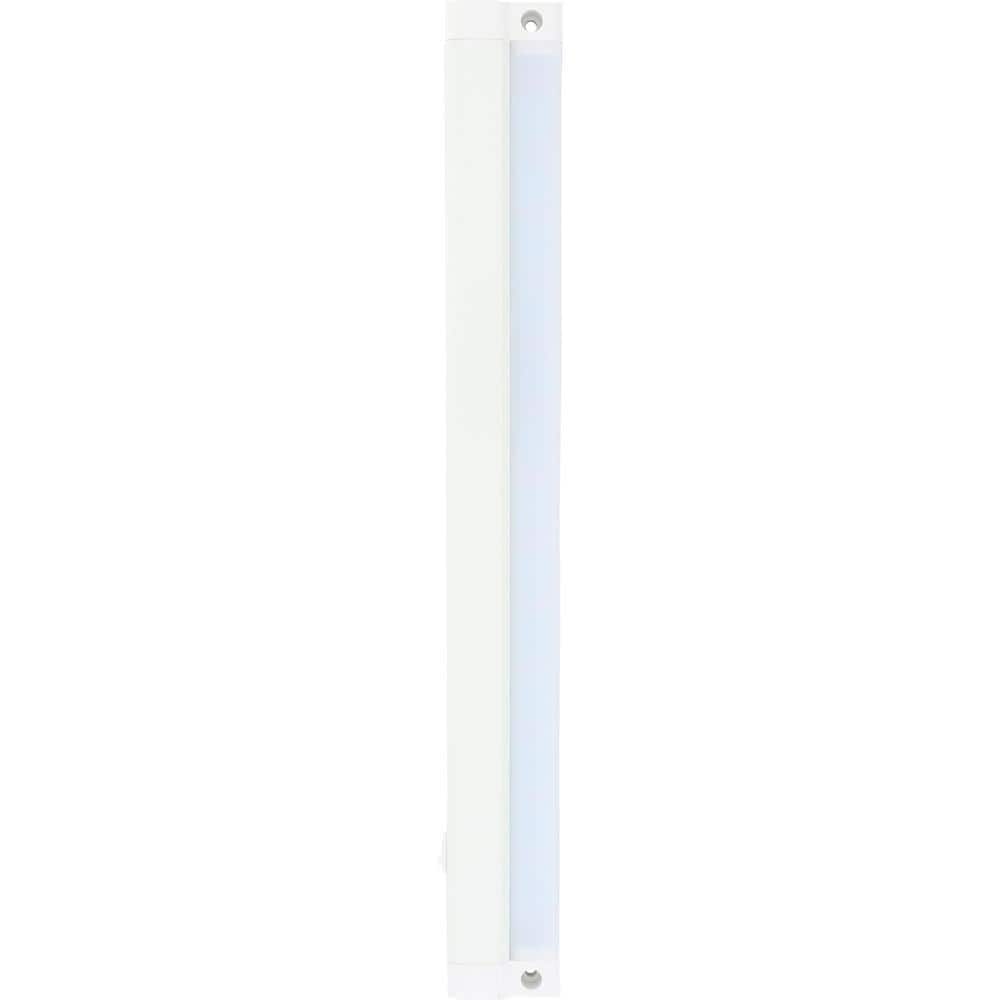 Amertac 15 in. White LED Plug-In Under Cabinet Strip Light
